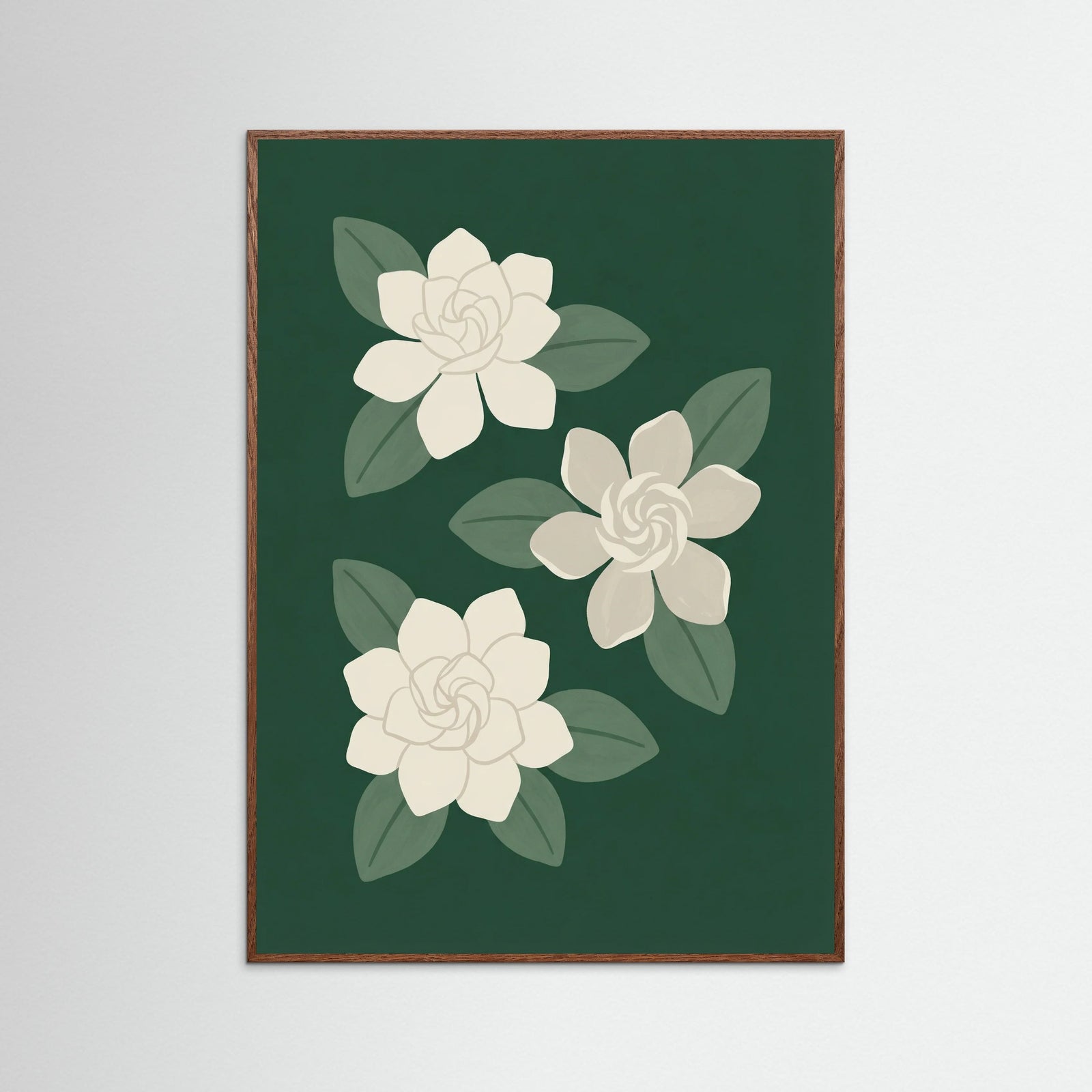 Oak Dark Verdant Bloom