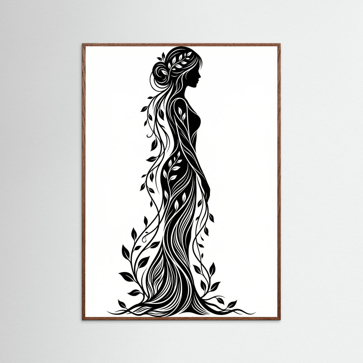 Oak Dark Verdant Silhouette