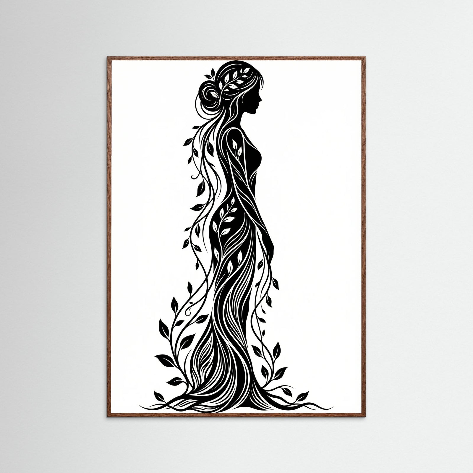 Oak Dark Verdant Silhouette