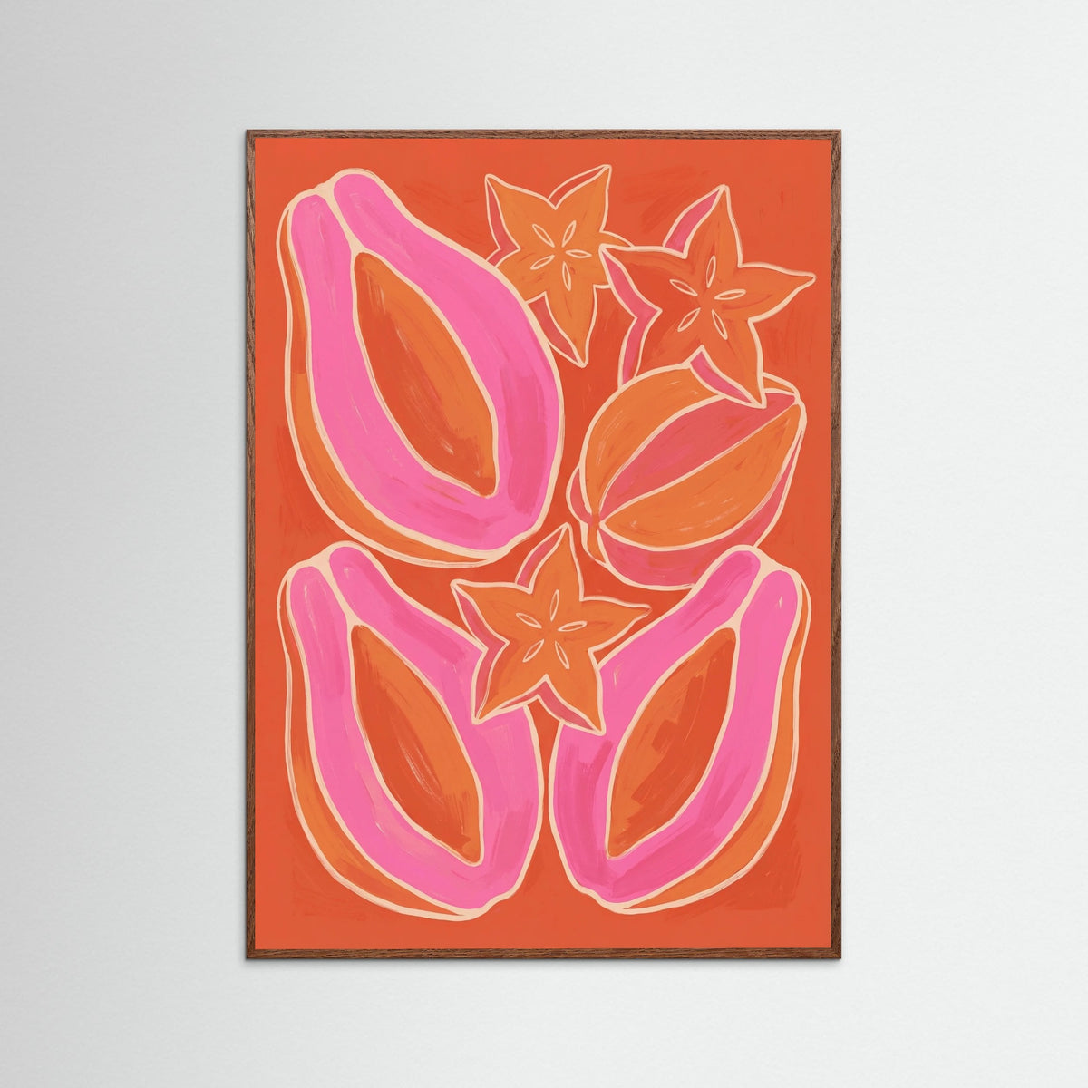 Oak Dark Vibrant Blooms