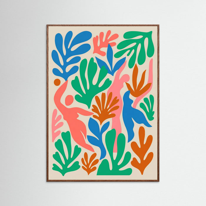 Oak Dark Vibrant Botanical Cutouts