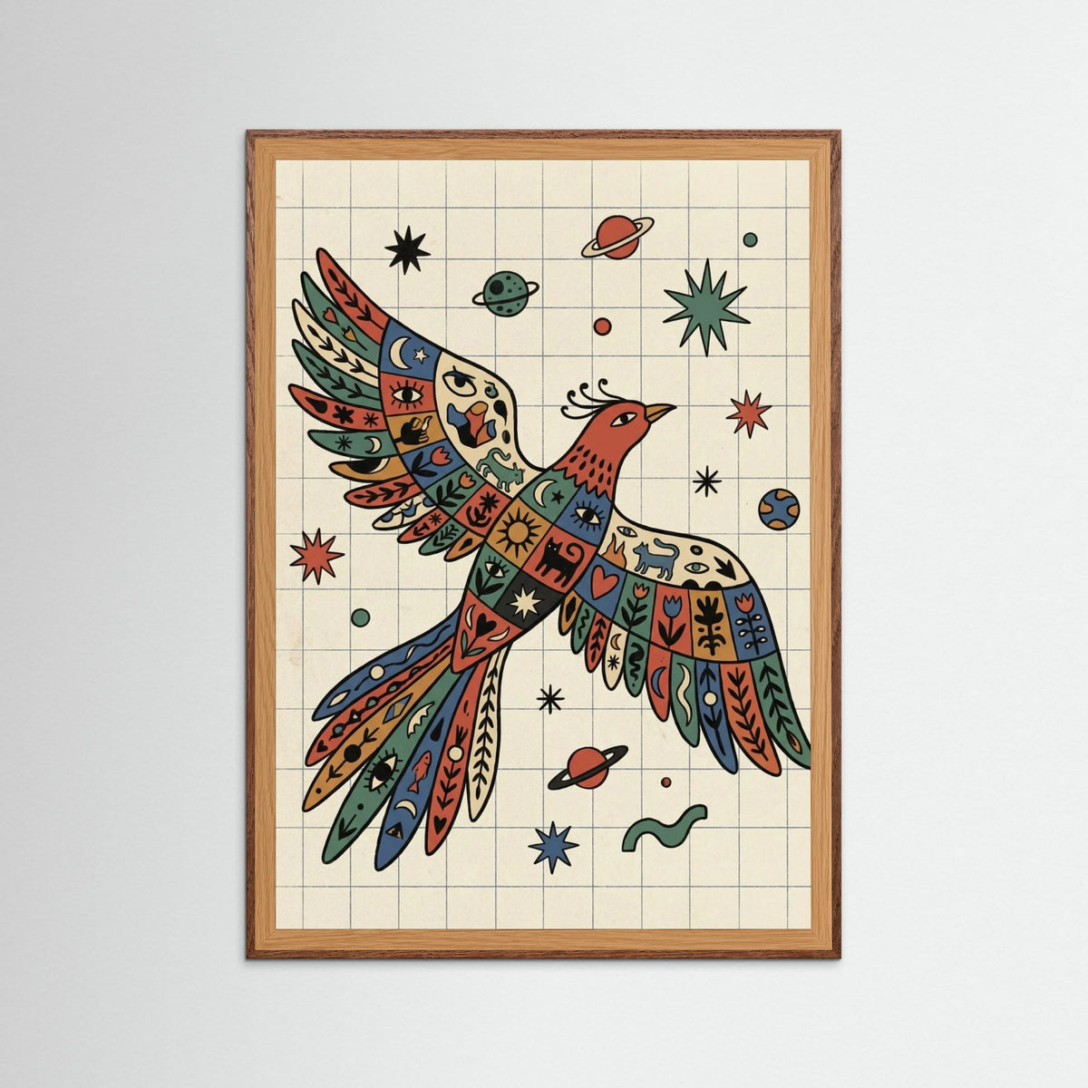 Oak Dark Vibrant Coils