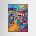 Oak Dark Vibrant Fauvist Figure