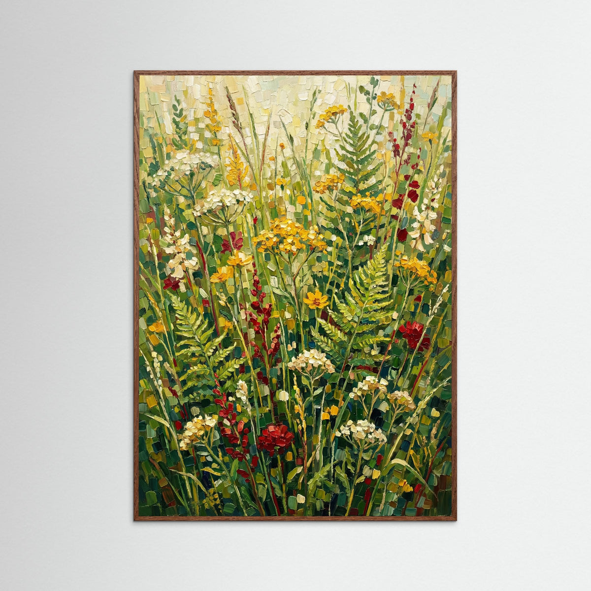 Oak Dark Vibrant Garden Tapestry