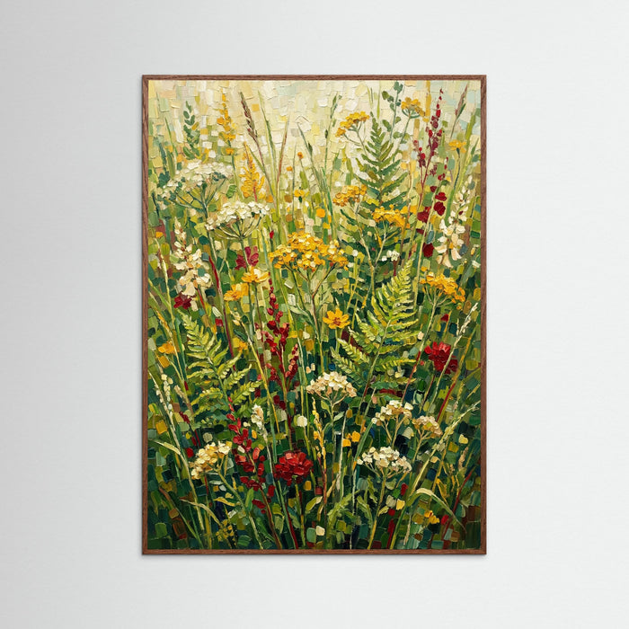 Oak Dark Vibrant Garden Tapestry