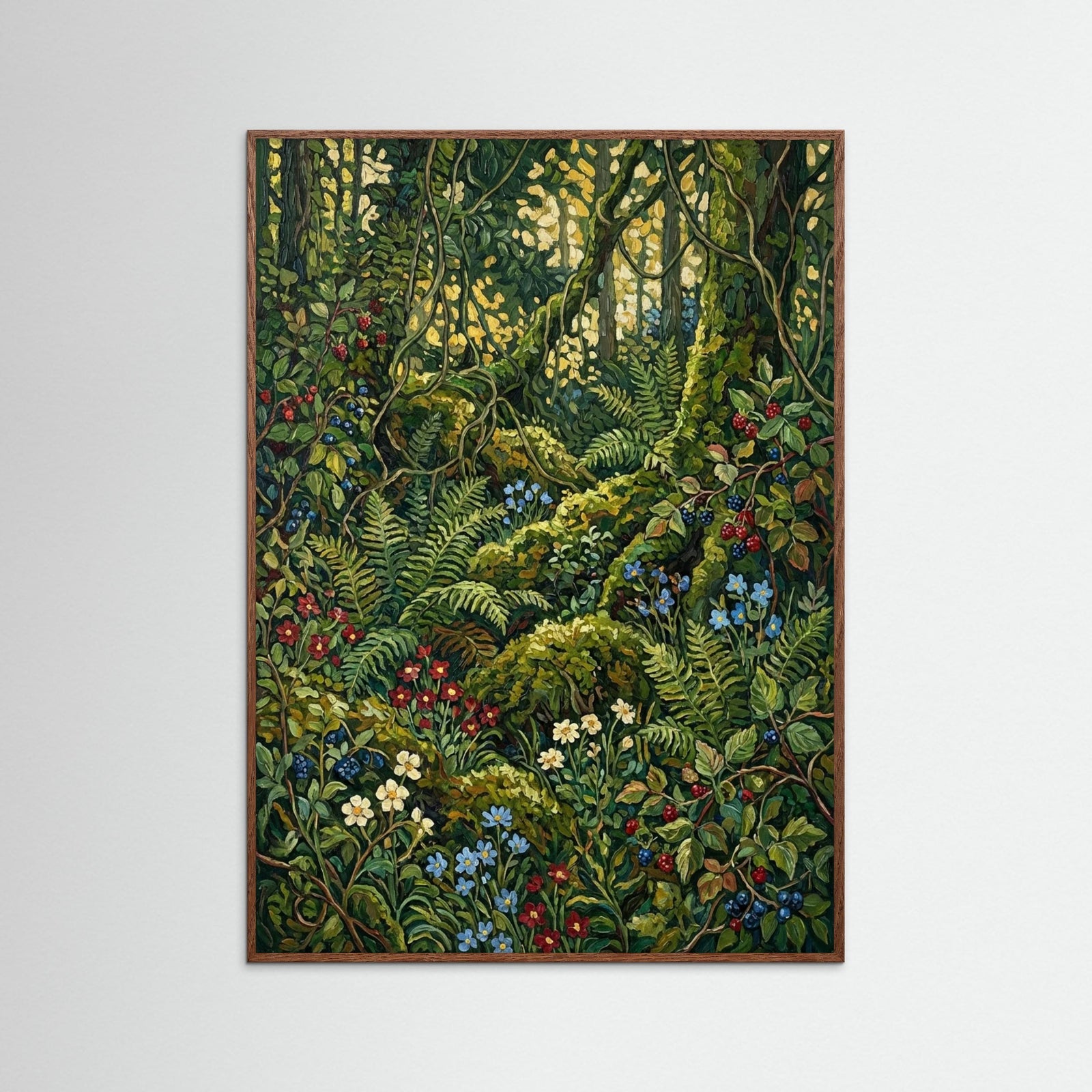 Oak Dark Vibrant Garden