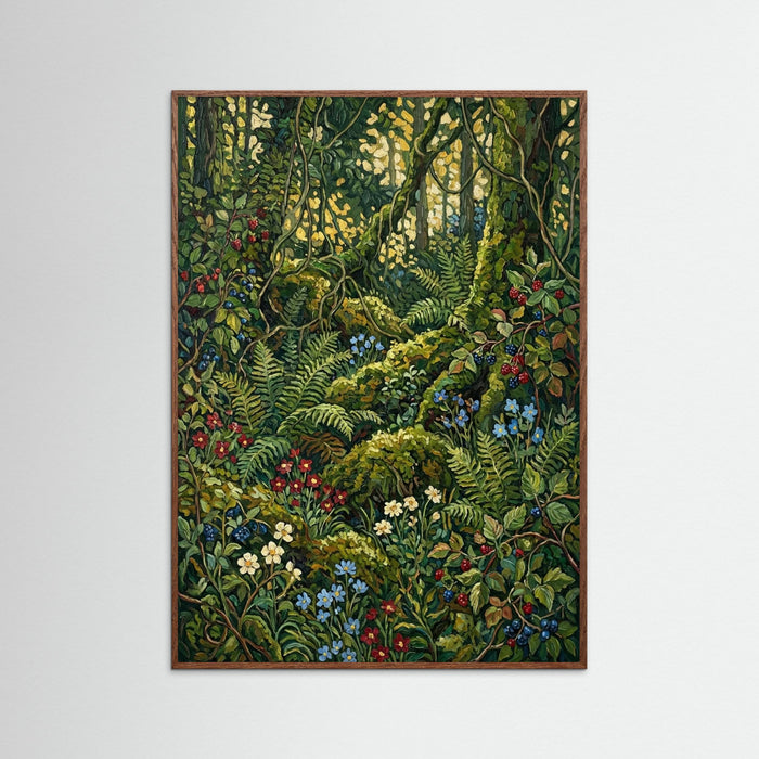 Oak Dark Vibrant Garden