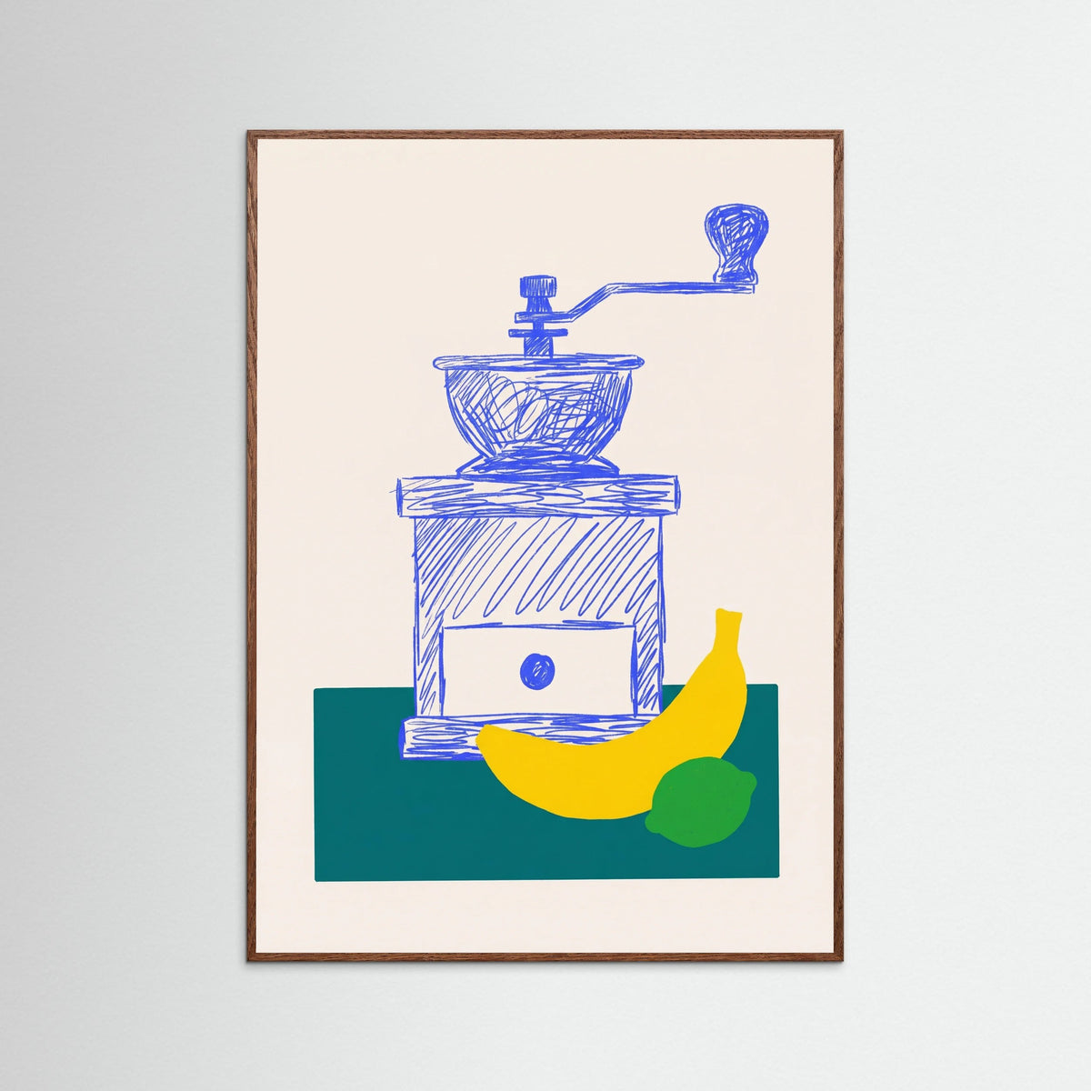 Oak Dark Vibrant Kitchen Still