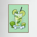 Oak Dark Vibrant Mojito Art