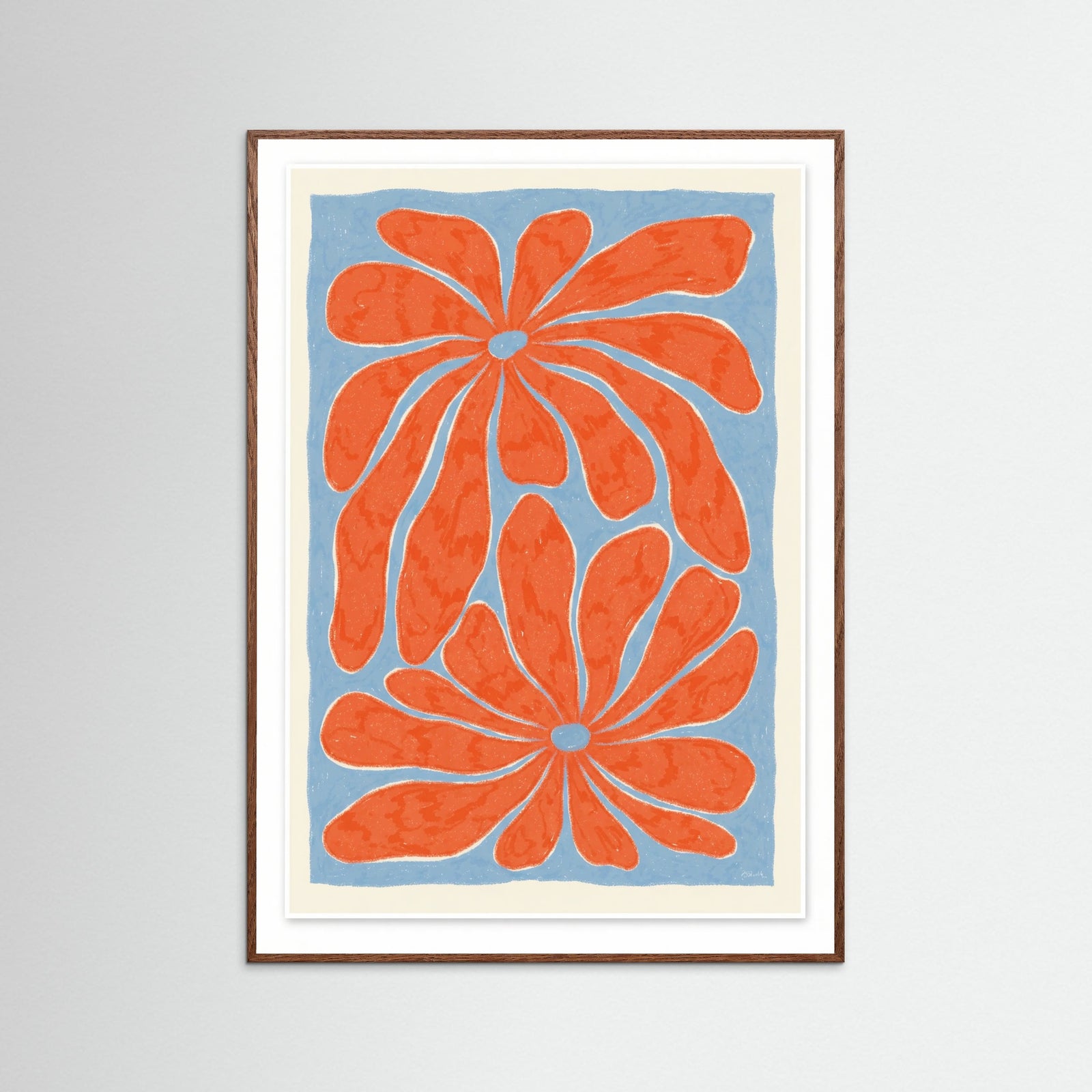 Oak Dark Vibrant Petal Burst