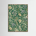 Oak Dark Vintage Botanical Motif