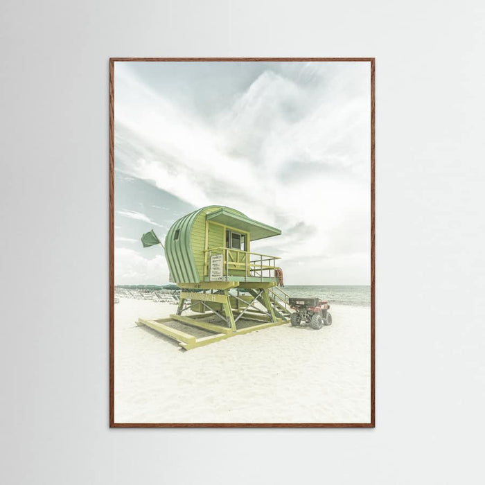 Vintage Florida Flair at Miami Beach Poster – poster and art print