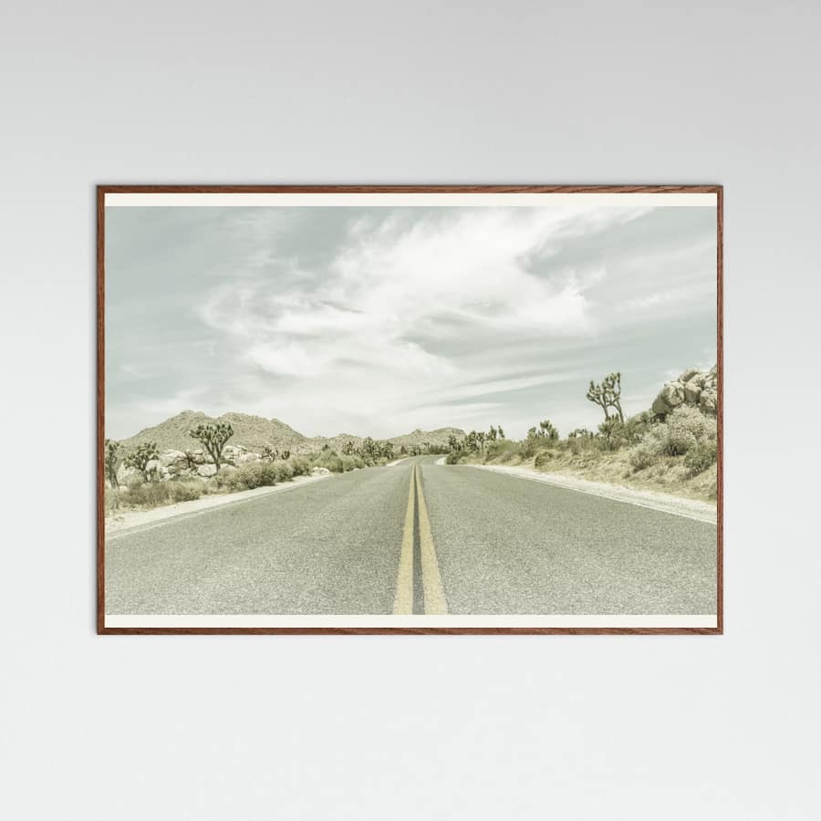 Oak Dark Vintage Joshua Trees, Park Boulevard Poster