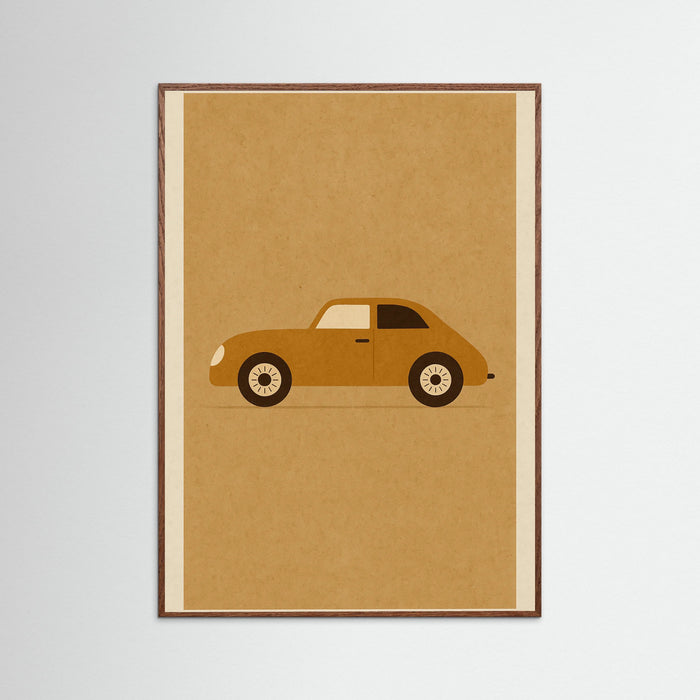 Oak Dark Vintage Racecar