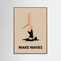 Oak Dark Vintage Swimmer