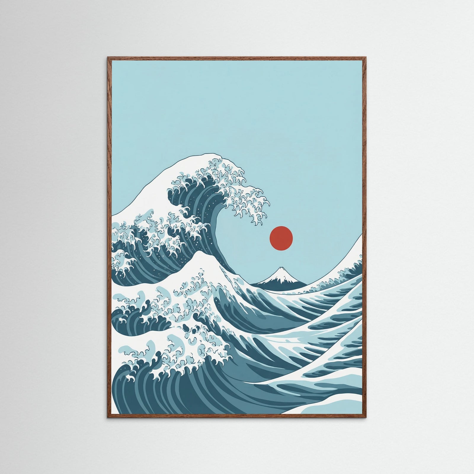 Oak Dark Vintage Wave Journey