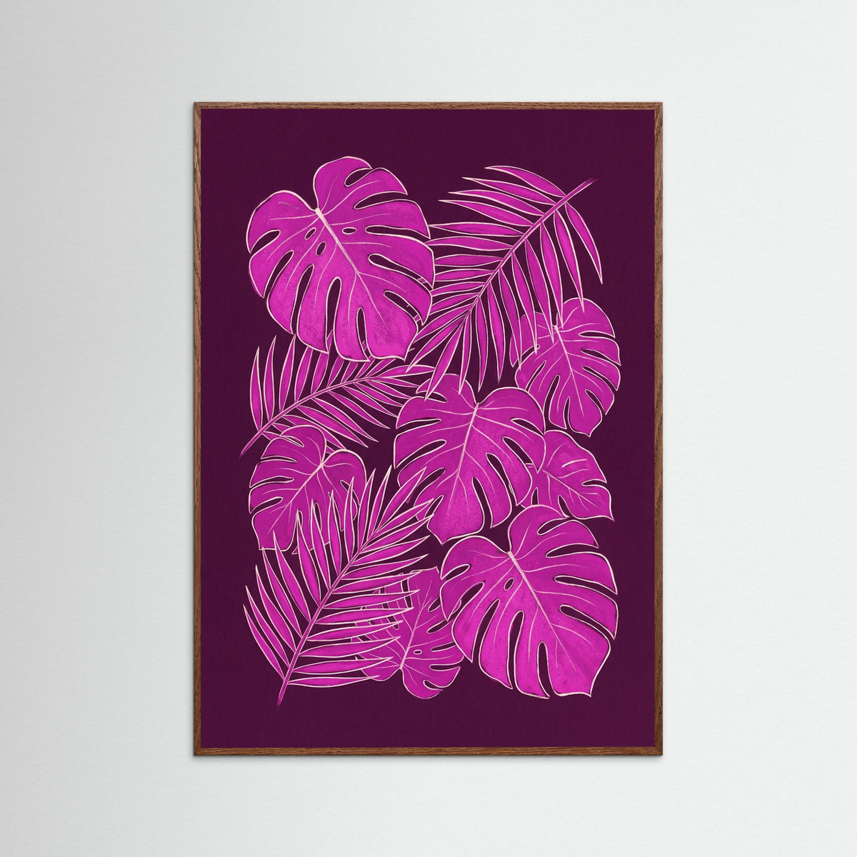 Oak Dark Violet Blooms