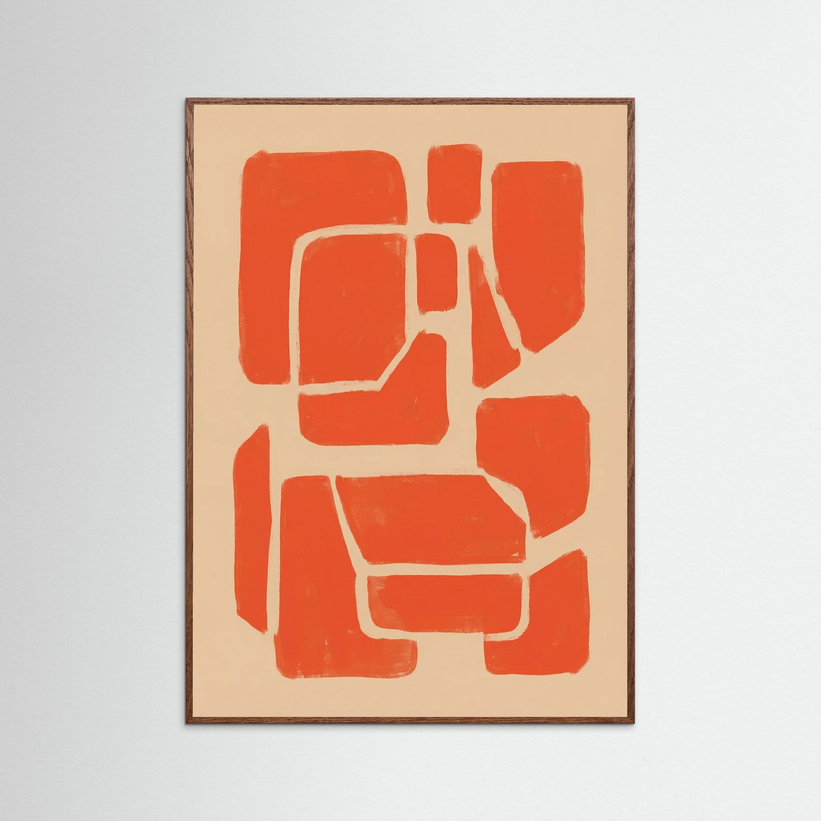 Oak Dark Warm Geometry