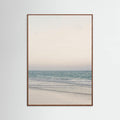 Warm Serene Beach Landscape Clear Sky Poster – plakat og kunsttryk
