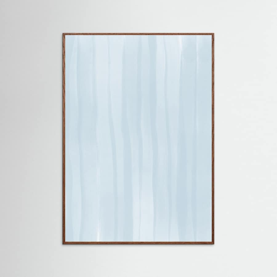 Waves of Blue Poster – Poster und Kunstdruck