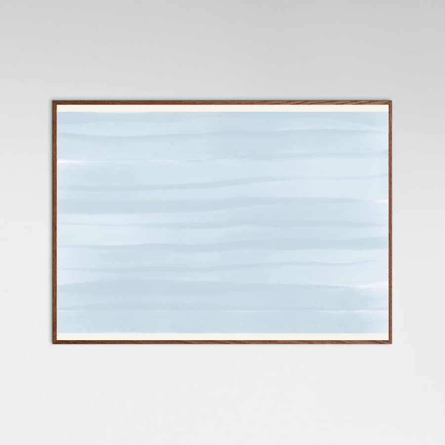 Plakat Waves of Blue – plakat i druk artystyczny