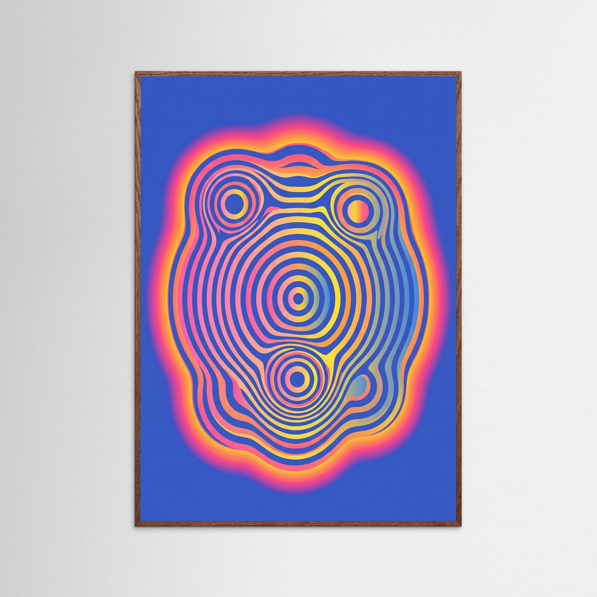 Oak Dark Wavy Checkers Bloom