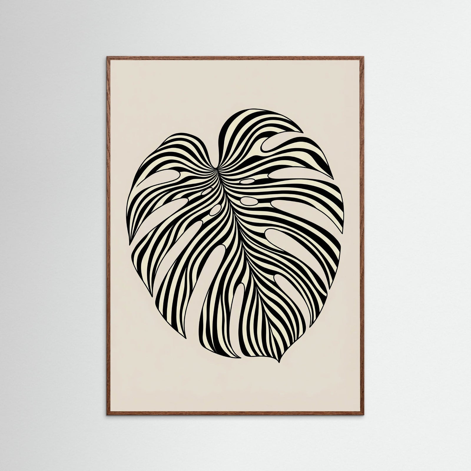 Oak Dark Wavy Silhouette