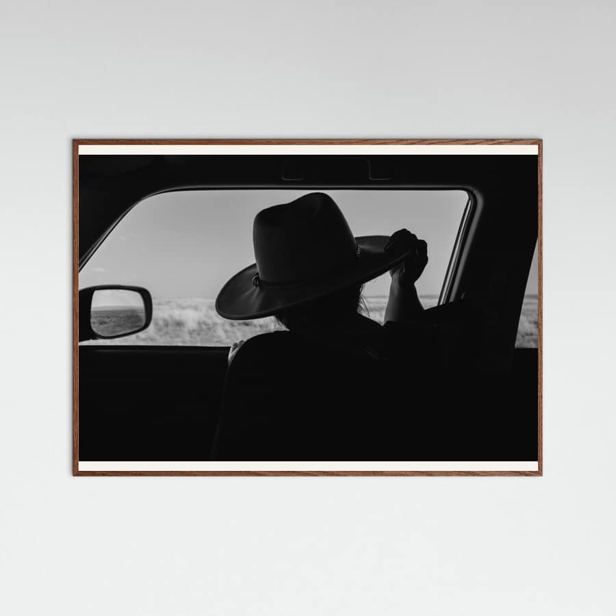 Oak Dark West Texas Explorer Poster