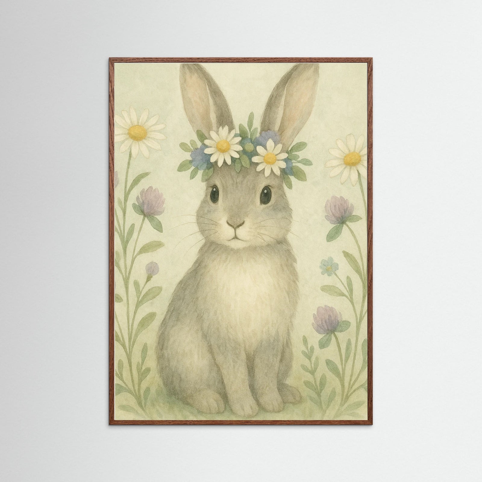 Oak Dark Whimsical Rabbit