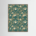 Oak Dark Wild Tulip Pattern