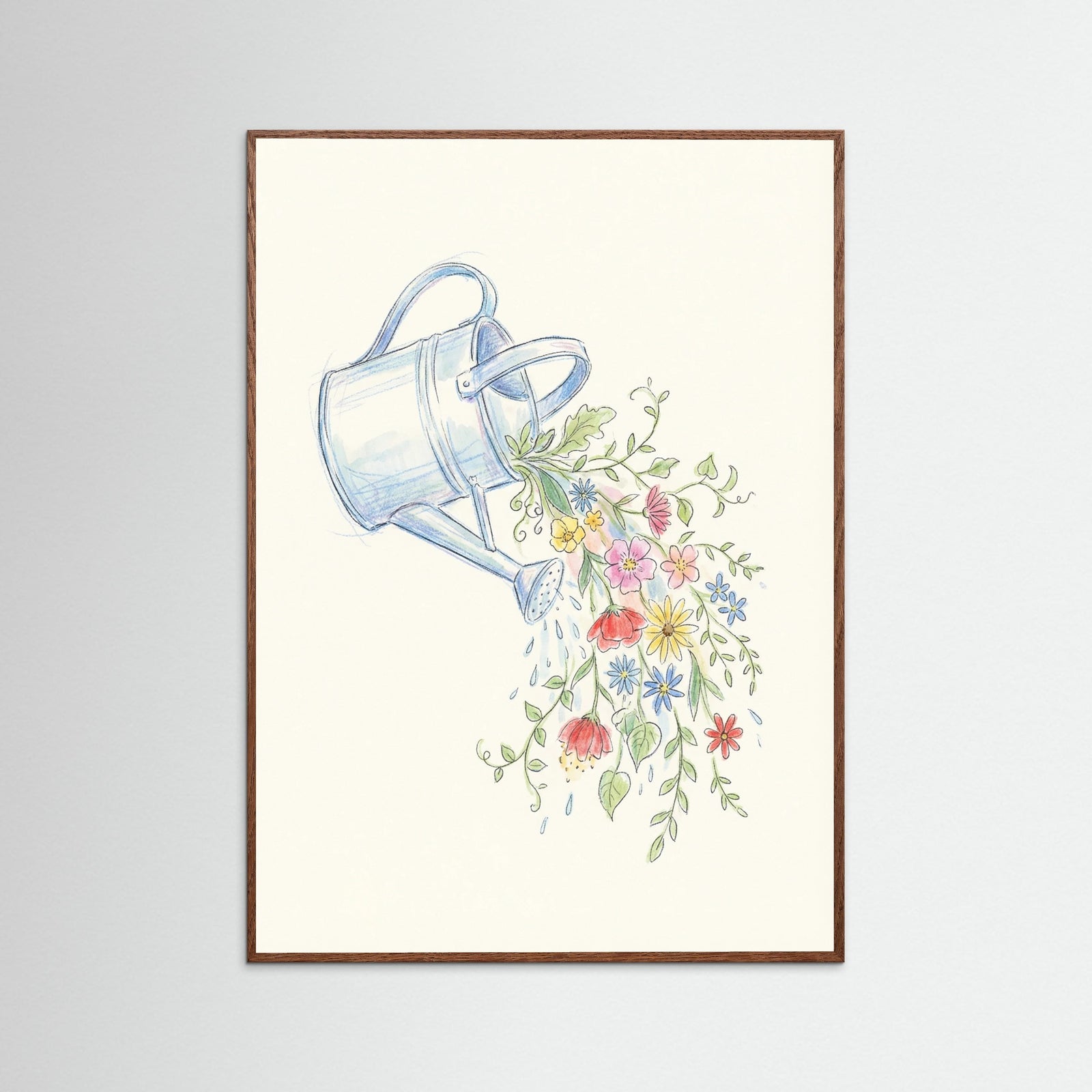 Oak Dark Wildflower Amphora