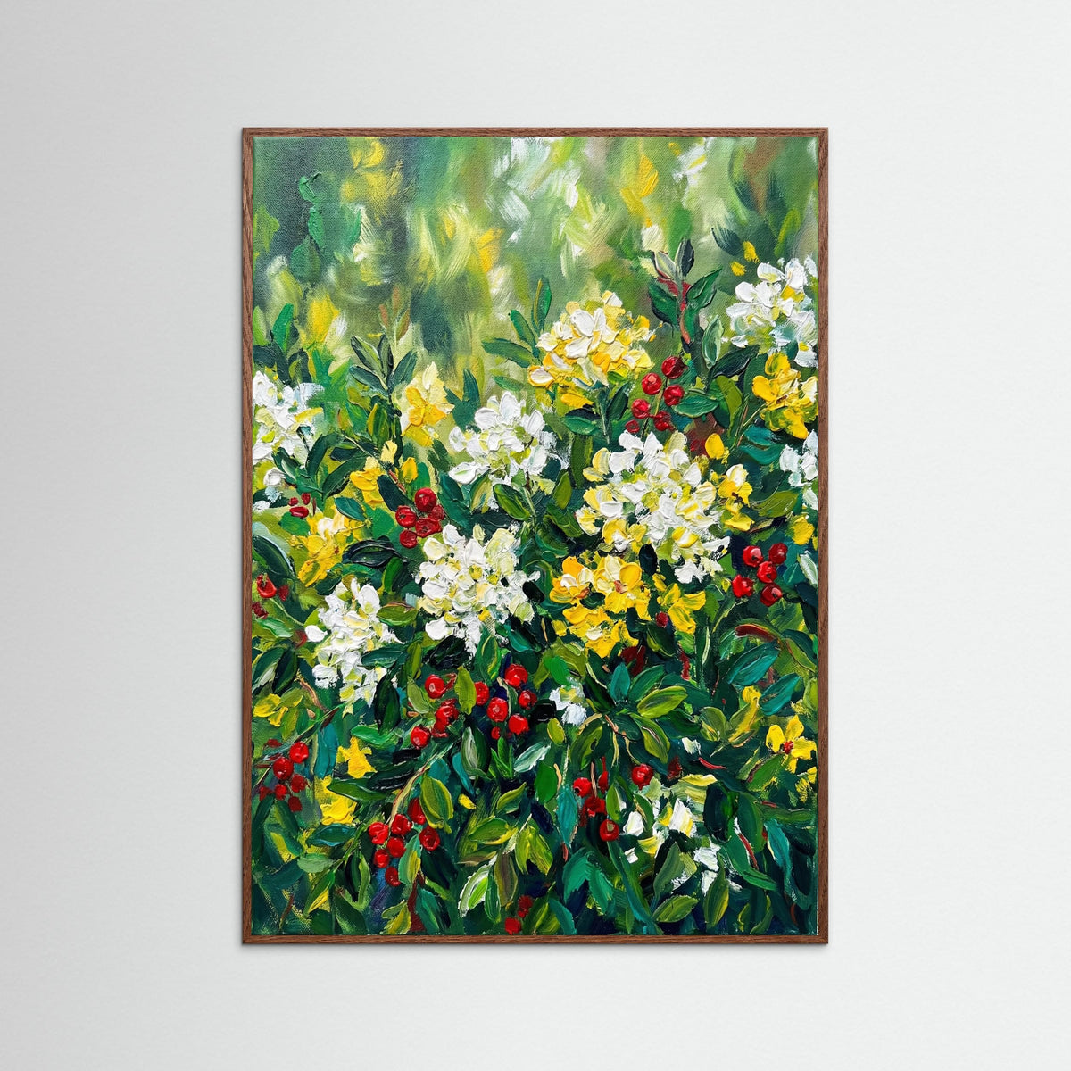 Oak Dark Wildflower Burst