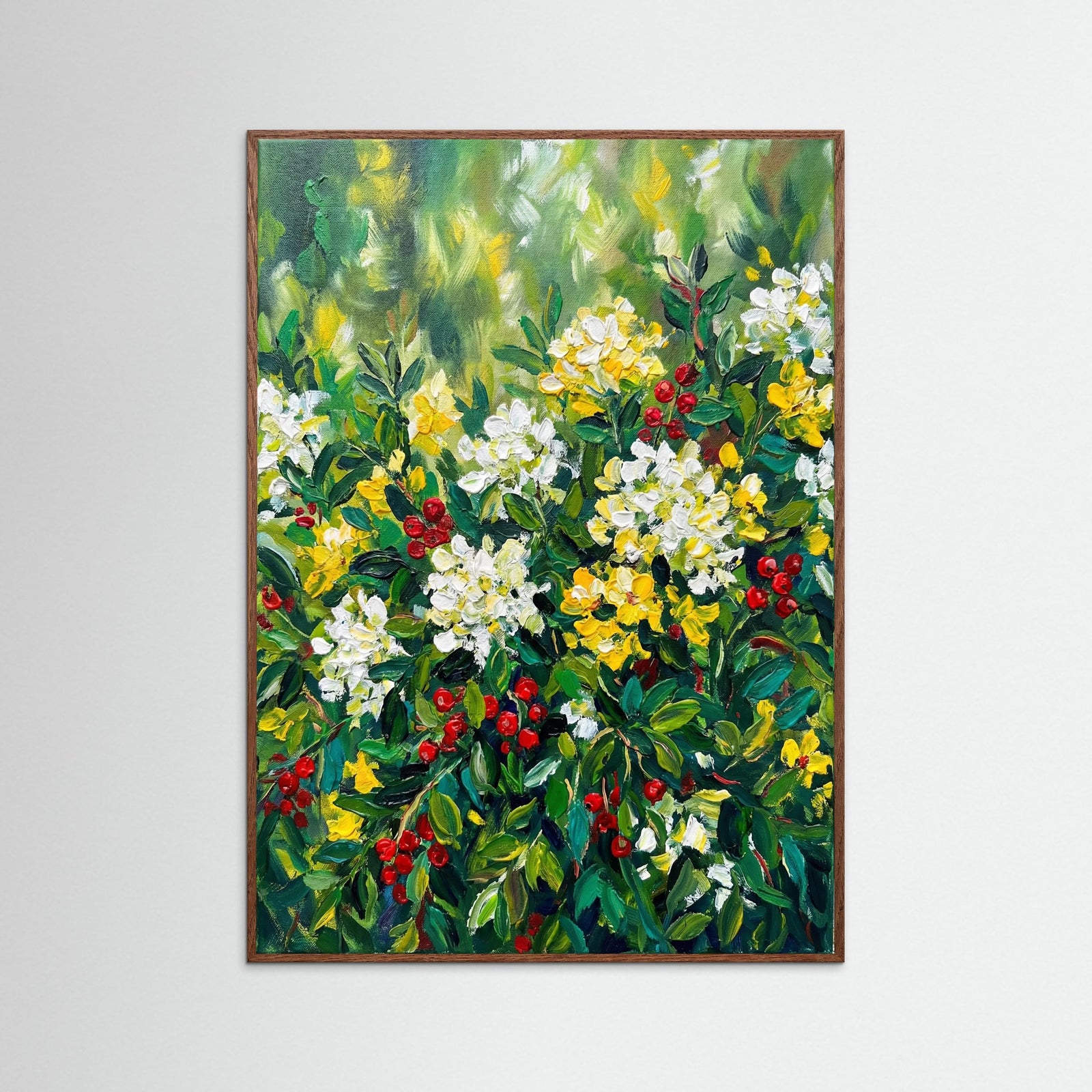 Oak Dark Wildflower Burst