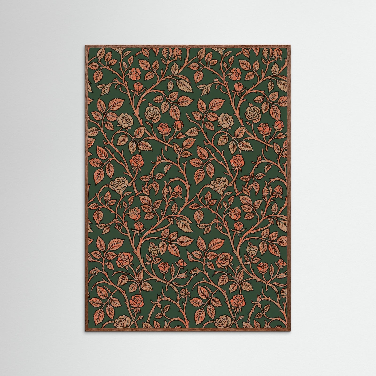 Oak Dark Willow Bough Pattern