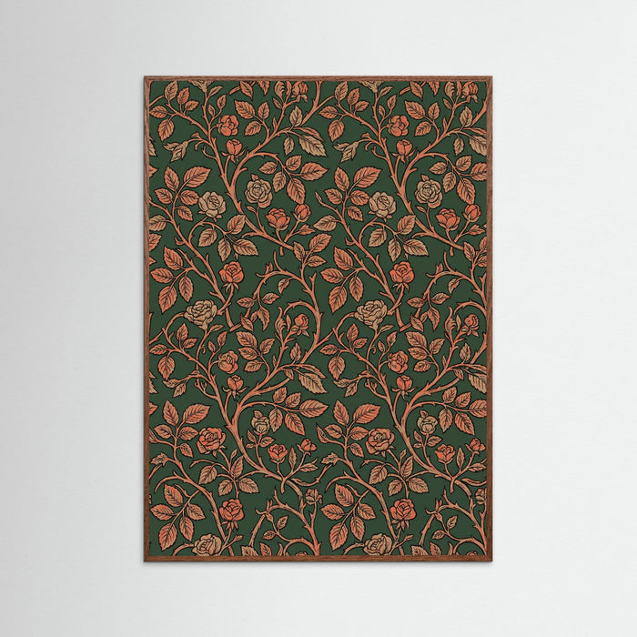 Oak Dark Willow Bough Pattern