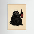 Oak Dark Wine Cat