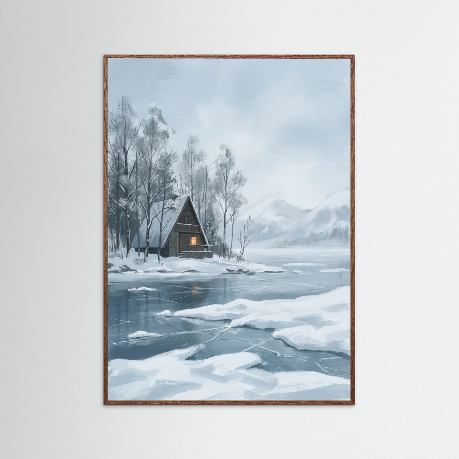 Oak Dark Winter Alpine Path