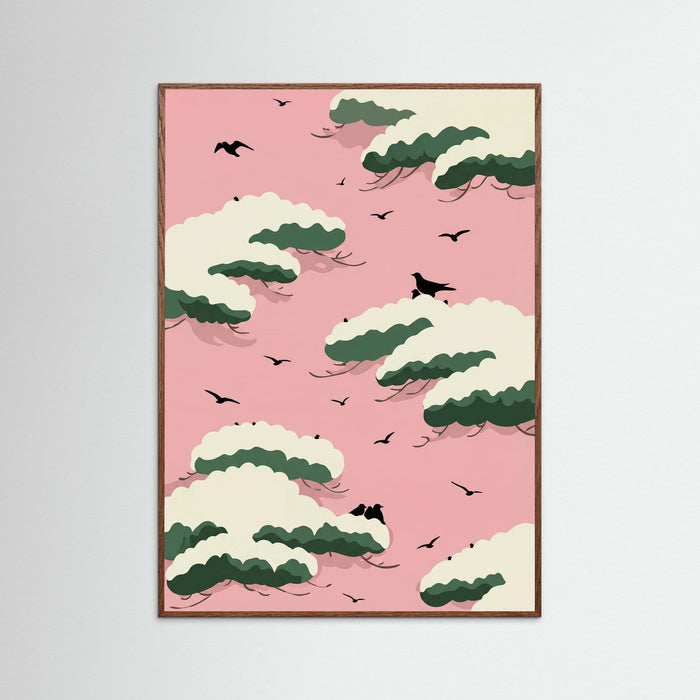 Oak Dark Winter Cloud Serenity