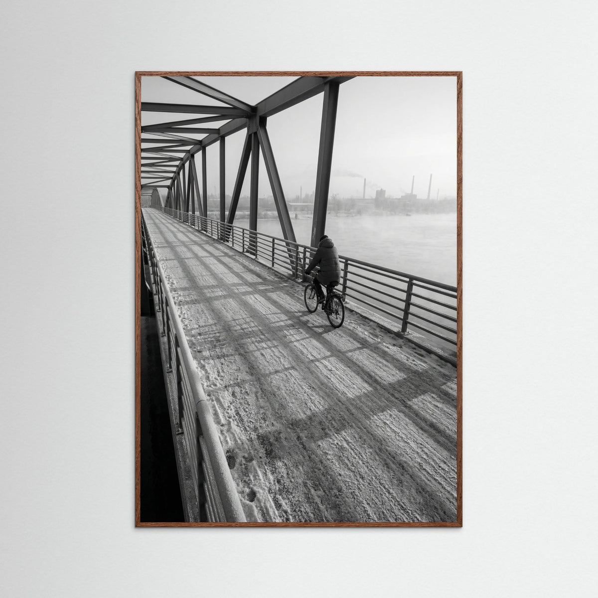 Oak Dark Winter Dawn Street