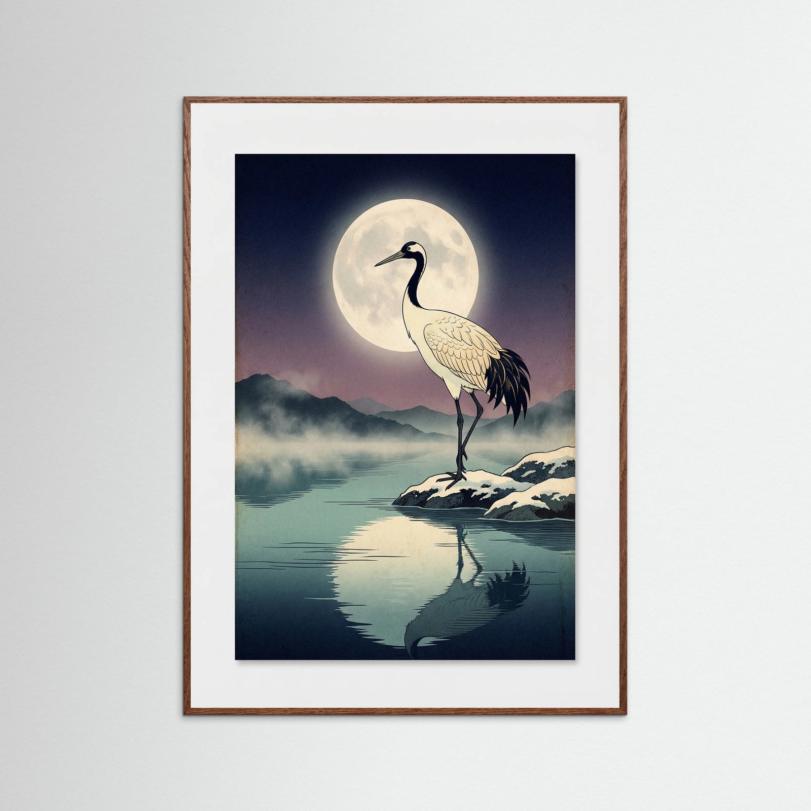 Oak Dark Winter Heron