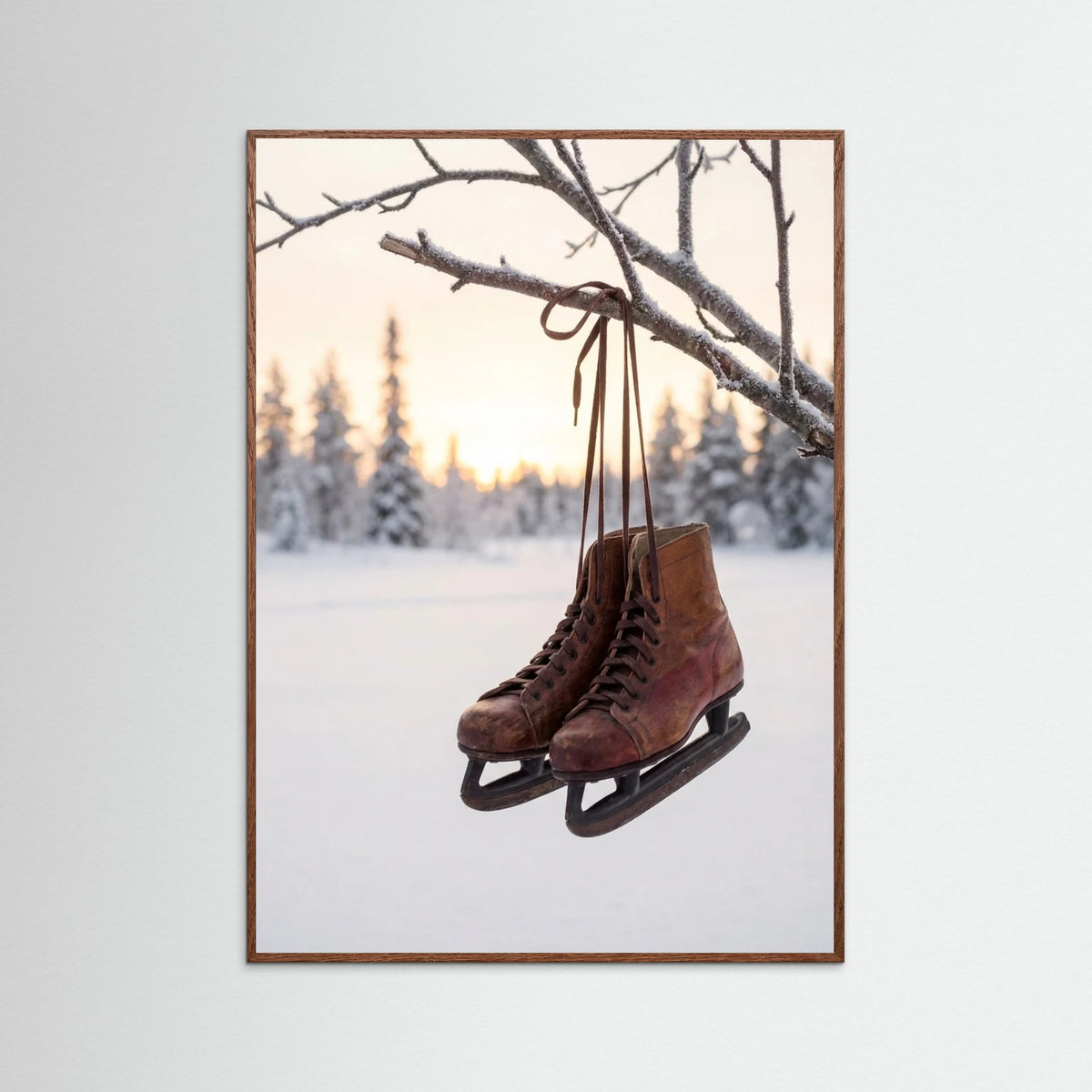 Oak Dark Winter Sled Serenity