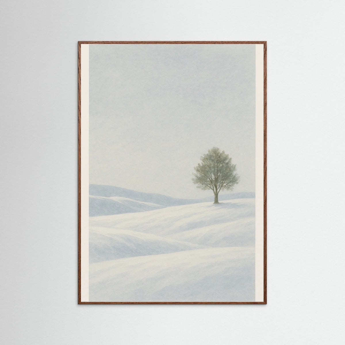 Oak Dark Winter Stillness
