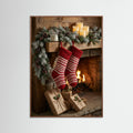 Oak Dark Winter Wonderland Hearth