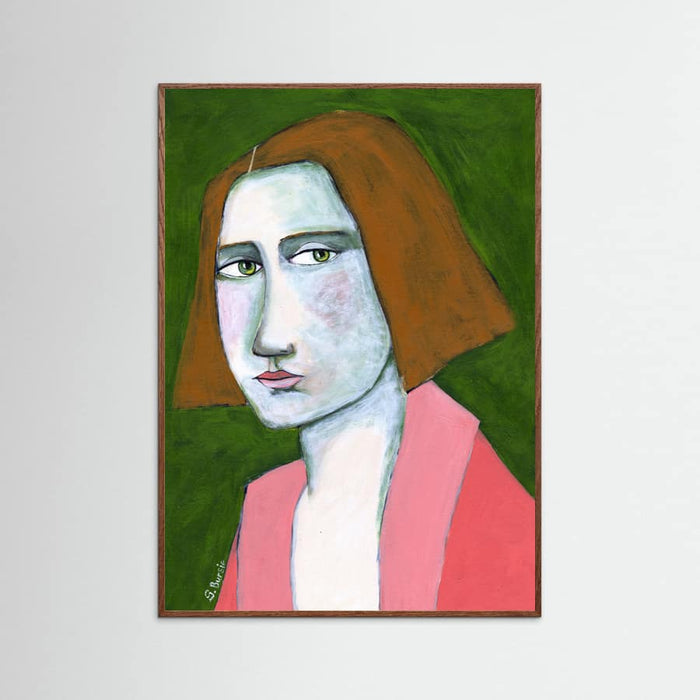 Poster Woman in Pink Jacket – poster e stampa artistica