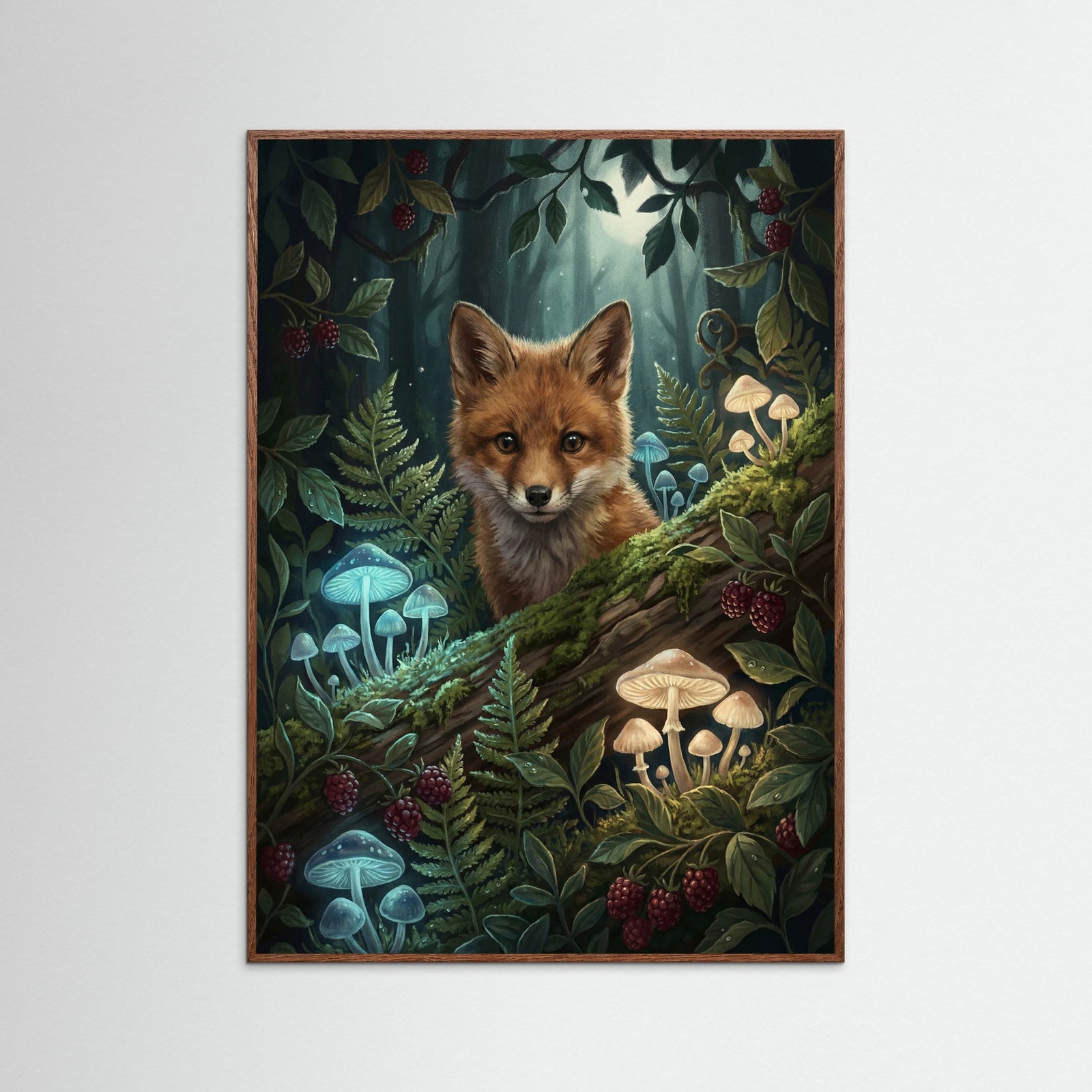 Oak Dark Woodland Rabbit