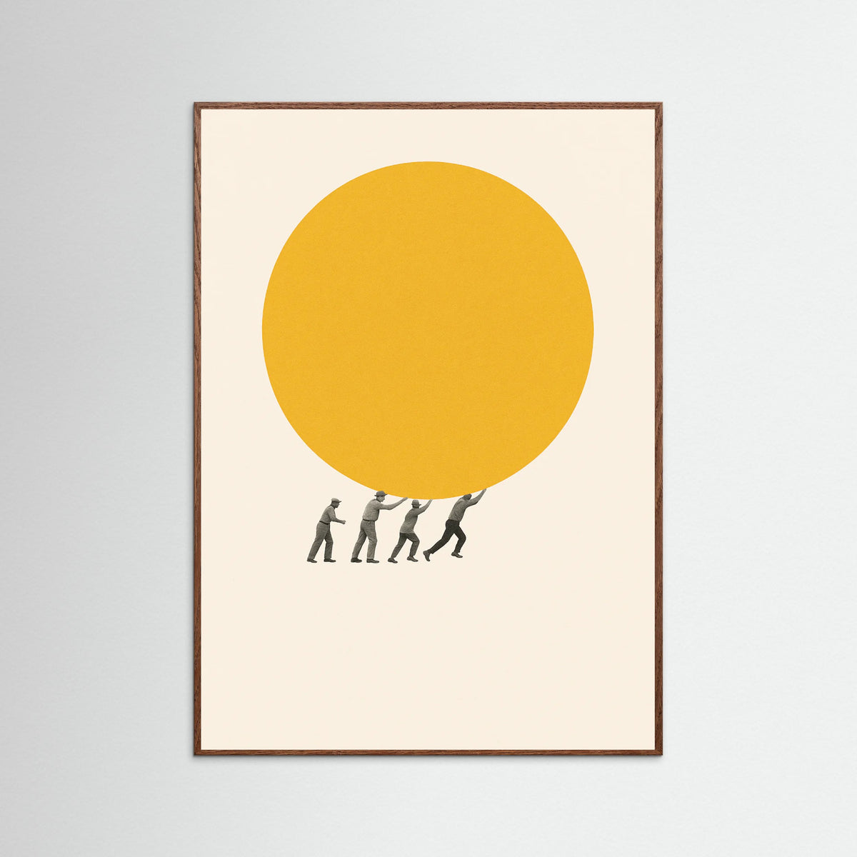 Oak Dark Workers Yellow Sphere