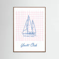 Póster Yacht Club – póster e impresión artística