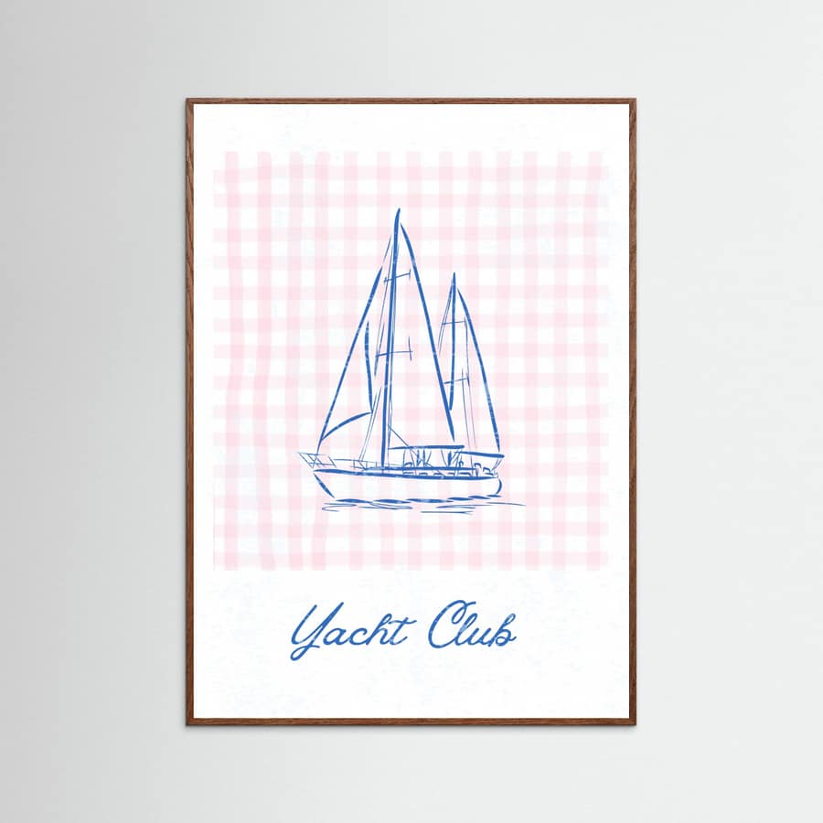 Póster Yacht Club – póster e impresión artística