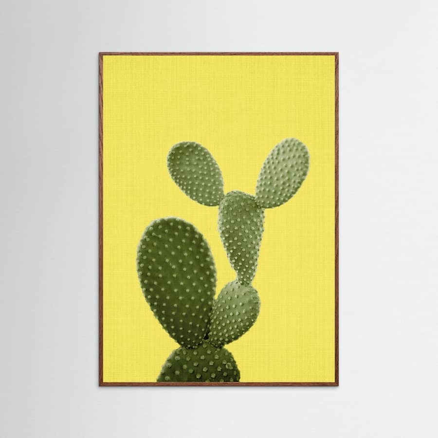 Oak Dark Yellow Cactus Poster