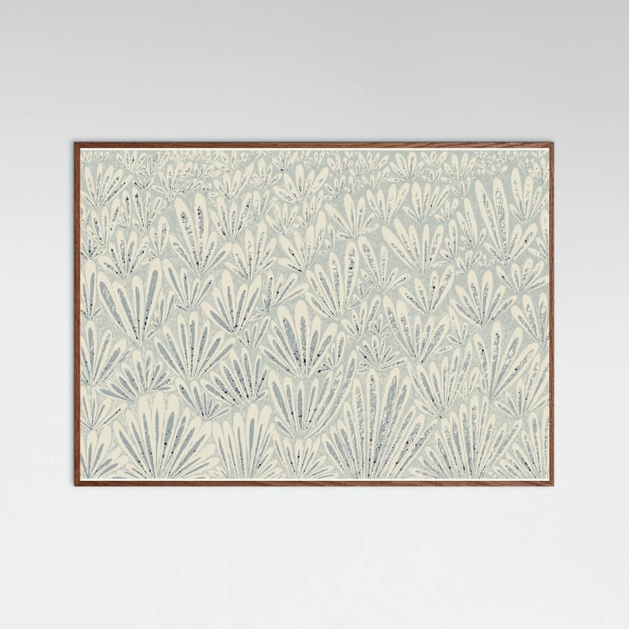 calming essentials meadow chalky blue Poster – poster and art print
